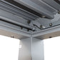 Wall Mounted 4M x 6M Semi Permanent Louvered Gazebo Monument Aluminium Heavy Duty Wind Resistant