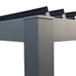 GazeboMate 3Mx4M Semi Permanent Louvered Gazebo Monument Aluminium Heavy Duty Wind Resistant