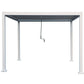 GazeboMate 4x4M Semi Permanent Louvered Gazebo Aluminium Pergola Heavy Duty Wind Resistant