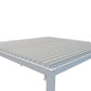 GazeboMate 3x4M Semi Permanent Louvered Gazebo Aluminium Pergola White Heavy Duty Wind Resistant