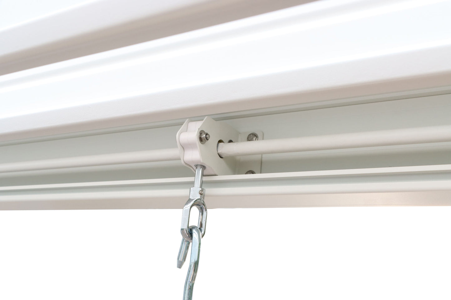 GazeboMate 3x4M Semi Permanent Louvered Gazebo Aluminium Pergola White Heavy Duty Wind Resistant