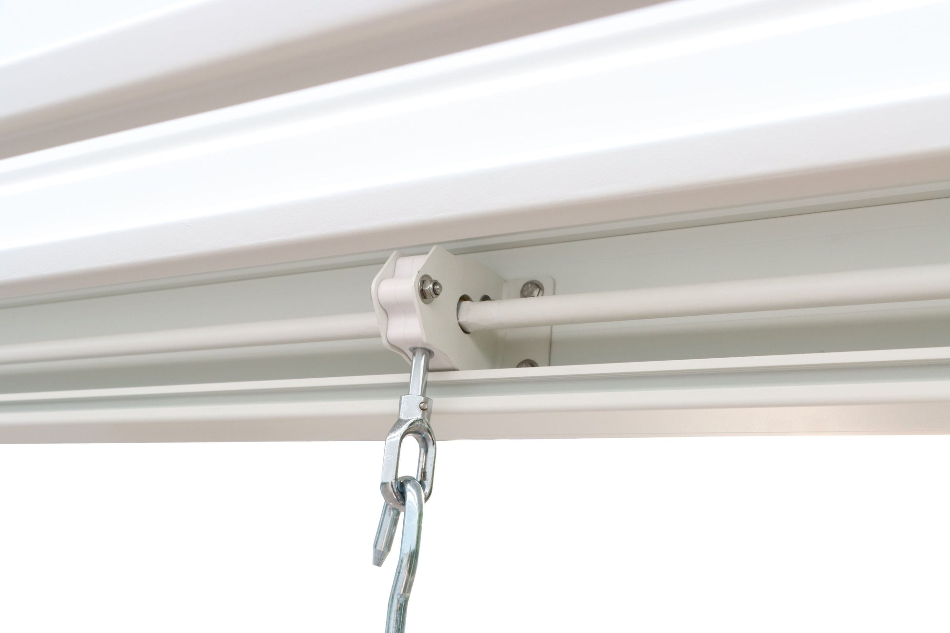 GazeboMate 3x4M Semi Permanent Louvered Gazebo Aluminium Pergola White Heavy Duty Wind Resistant