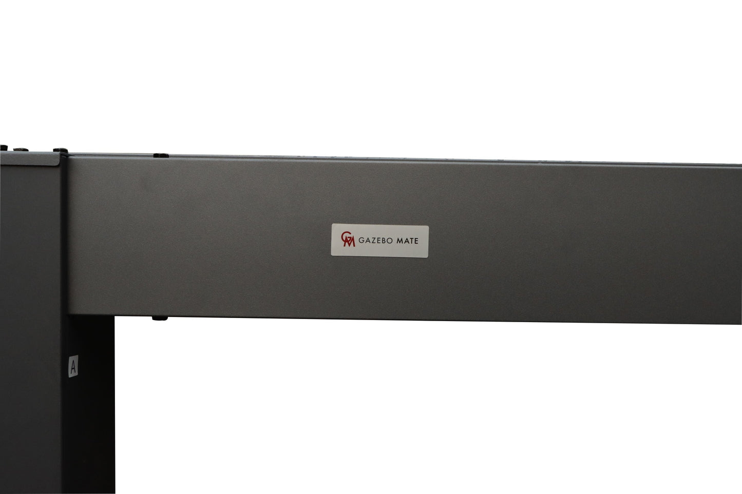 GazeboMate 4M x 6M Semi Permanent Louvered Gazebo Monument Aluminium Heavy Duty Wind Resistant