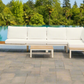5-Piece Outdoor Sofa Set – Modern Aluminium Design + Thick Cush