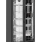 Tropical Rated Triple Glazed Double Door Commercial 458ltr Upright Wine Bar Fridge Black