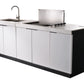 Rockpool 4B Drop In BBQ Kitchen Inc sintered stoneBenchtops, Aluminium Cabinets, Weather Resistant, Fridge & Sink