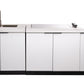 Rockpool 4B Drop In BBQ Kitchen Inc sintered stoneBenchtops, Aluminium Cabinets, Weather Resistant, Fridge & Sink