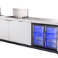 Rockpool 4B Drop In BBQ Kitchen Inc sintered stoneBenchtops, Aluminium Cabinets, Weather Resistant, Fridge & Sink