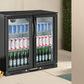 Kingsley BBQ Benchtop Fridge Module & 208L Black Stainless Steel Fridge Integration