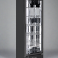 Tropical Rated Triple Glazed 293Ltr Single Door Upright Commercial Wine Bar Fridge Chiller Can Cooler in Black
