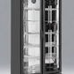 Tropical Rated Triple Glazed Double Door Commercial 458ltr Upright Wine Bar Fridge Black