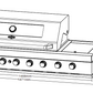 6 Burner Built In BBQ With Side Wok & Rear Infrared Burner | 304 Stainless Steel, Blue LED Knobs
