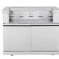 Rockpool White BBQ Cabinet Module Suit Weber Family Q Built In Premium Gas BBQ (Q3600) - Outdoor Kitchen