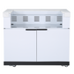 Rockpool White BBQ Cabinet Module Suit Weber Family Q Built In Premium Gas BBQ (Q3600) - Outdoor Kitchen