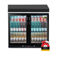 Kingsley BBQ Benchtop Fridge Module & 208L Black Stainless Steel Fridge Integration