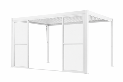 test rey 1 GazeboMate Pergola Transparent Sliding Door | Suits 4M GazeboMate Louvered Gazebo