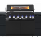 Rockpool Black 6B Outdoor BBQ Kitchen Package with Sink & Draw Combo Module
