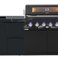 Rockpool Black 6B Outdoor BBQ Kitchen Package with Sink & Draw Combo Module