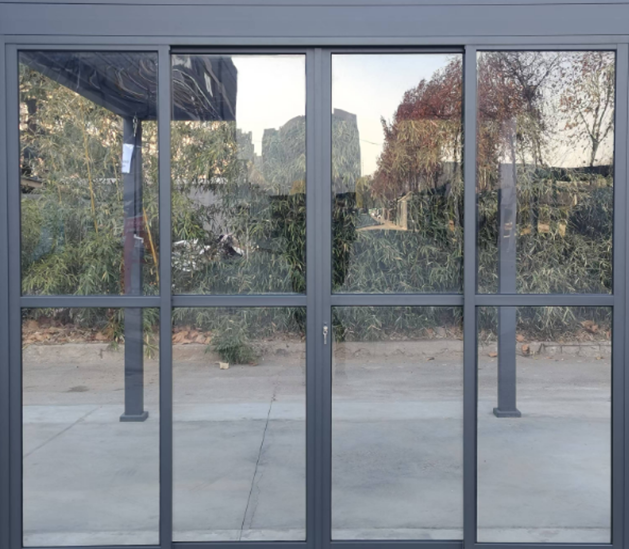 GazeboMate Pergola Transparent Sliding Door | Suits 4M GazeboMate Louvered Gazebo
