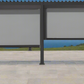 GazeboMate Combo Deal: Charcoal 3.6M x 7.2M Louvered Gazebo + Charcoal Privacy Screen