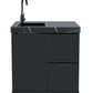 Rockpool 4B: Designer Black Outdoor BBQ Kitchen Package inc 2 Door 208L Fridge + Sink/Drawer Module