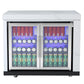 Rockpool White BBQ Kitchen Package Suit Beefeater 5 Burner 1200, Fridge And Sink Outdoor BBQ Kitchen Package