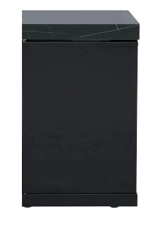 1-Door Storage Cabinet Module Suits Rockpool Black BBQ Kitchen Package Inc Stone Finishes, Aluminum Powder Coated Cabinets