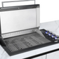 Grill King Slimline 4 Burner Drop In BBQ | Black Stainless Steel