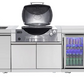 BBQ Cabinet Module Suit Weber Family Q Built In Premium Gas BBQ (Q3600) - Outdoor Kitchen (BBQ MODULE ONLY)