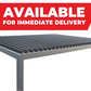 GazeboMate 3Mx4M Semi Permanent Louvered Gazebo Monument Aluminium Heavy Duty Wind Resistant
