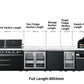 Element Twin Hood 8-Burner Outdoor BBQ Kitchen + 188L Kegerator : Graphite Stainless Steel, Stone Bench, Fridge, Sink, Height Adjustable