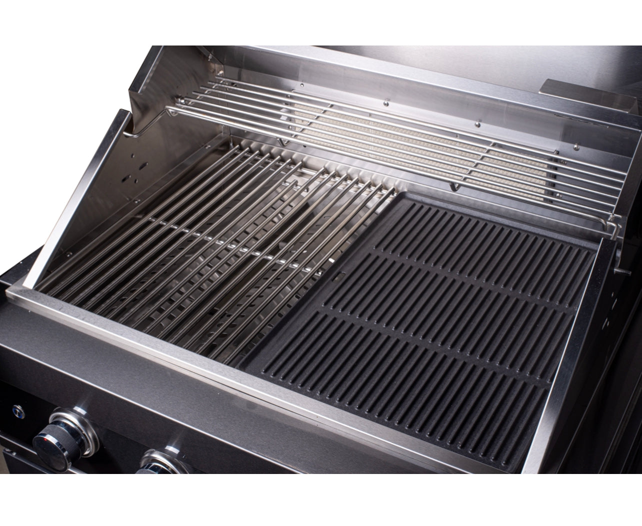 2.4M Rockpool 4B: Designer Black Outdoor BBQ Kitchen Package inc Fridge, Sink Rear Infrared