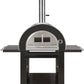 Grill King Charcoal Pizza Oven Outdoor In Black Stainless Steel Artisan Wood-Fired Charcoal Pizza Bread Oven BBQ Grill